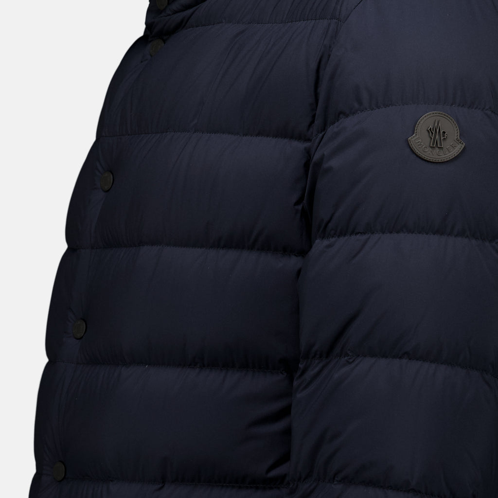 Manteaux Elarune Navy Blue Down Jacket Moncler Bleu foncé Homme