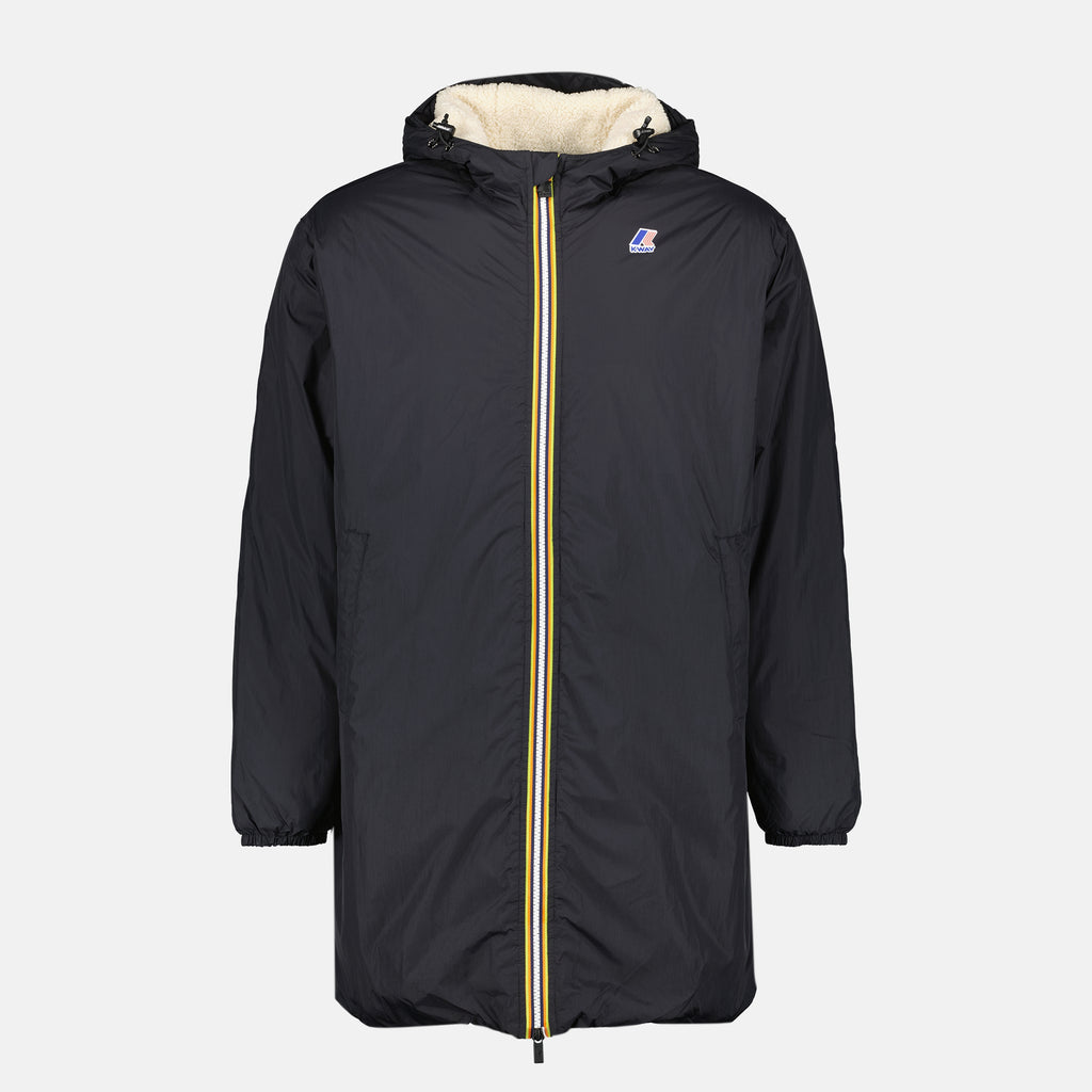 Image de l'article Parka Le Vrai 4.0 Eiffel Orsetto de la marque K-Way pour Unisex - Saison Automne-Hiver 2025 - Vue de Face