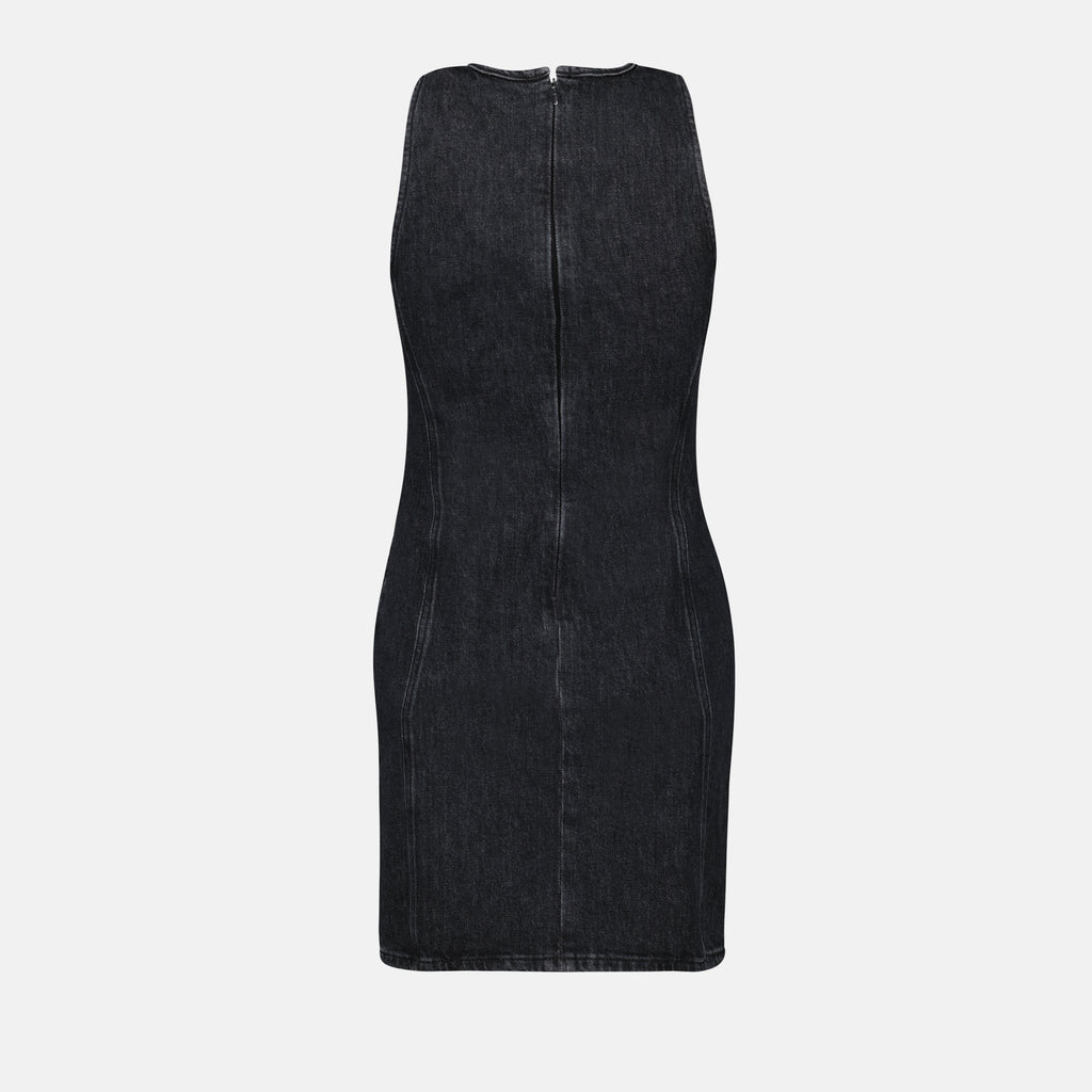 Vestidos Vestido Denim De-Ferriz-Fsd Diesel Preto Femme