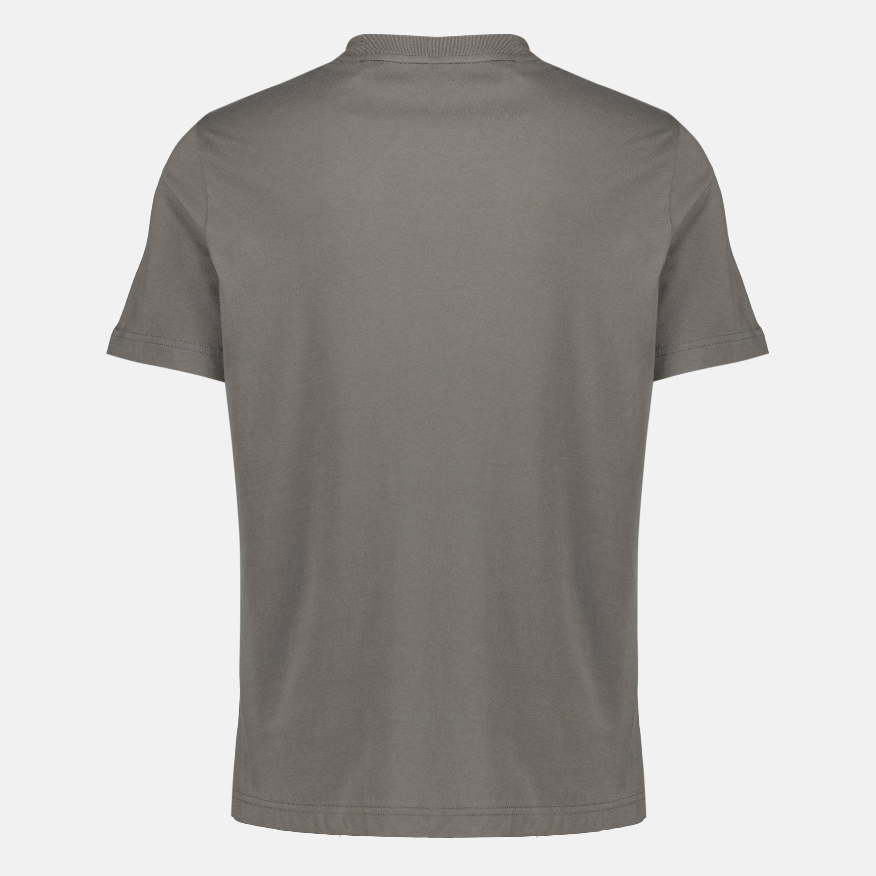 T-shirts T-shirt en coton à logo tricolore gris Moncler Gris Homme