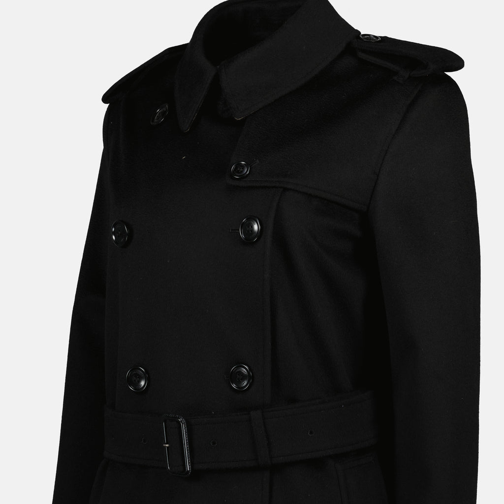 Imagen del abrigo trench largo Kensington de Burberry para Mujer - Temporada Otoño-Invierno 2025 - Vista Detallada_1