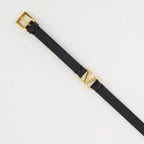 Joias Bracelet VLogo Signature Valentino Garavani Preto Homme