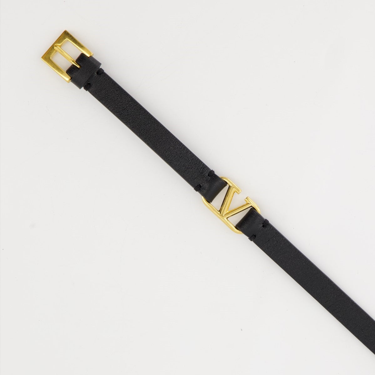 Joias Bracelet VLogo Signature Valentino Garavani Preto Homme