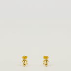 Imagen del artículo Pendientes de corazón dorado Ami de la marca Ami PARIS para mujer - Temporada Primavera-Verano 2026 - Vista Trasera