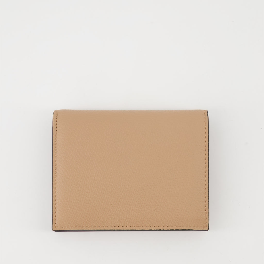 Petite maroquinerie Portefeuille VLogo Signature Valentino Garavani Beige Femme