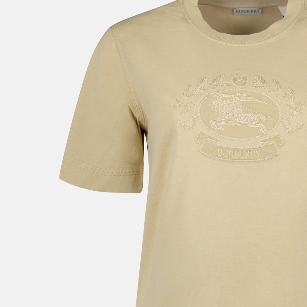 T-shirts Cavalier T-Shirt Burberry Beige Femme