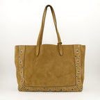 Tote bags Large Nellcôte Suede Tote Bag Valentino Garavani Beige Homme