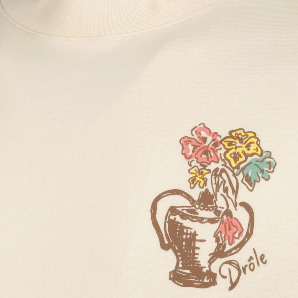 Drole De Monsieurの男性向けベージュTシャツVase Havanaの記事の画像 - 2026年春夏シーズン - 詳細ビュー_1