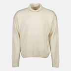 Imagen del artículo suéter de cuello alto Ami corazón de la marca Ami PARIS para Unisex - Temporada Otoño-Invierno 2025 - Vista Frontal