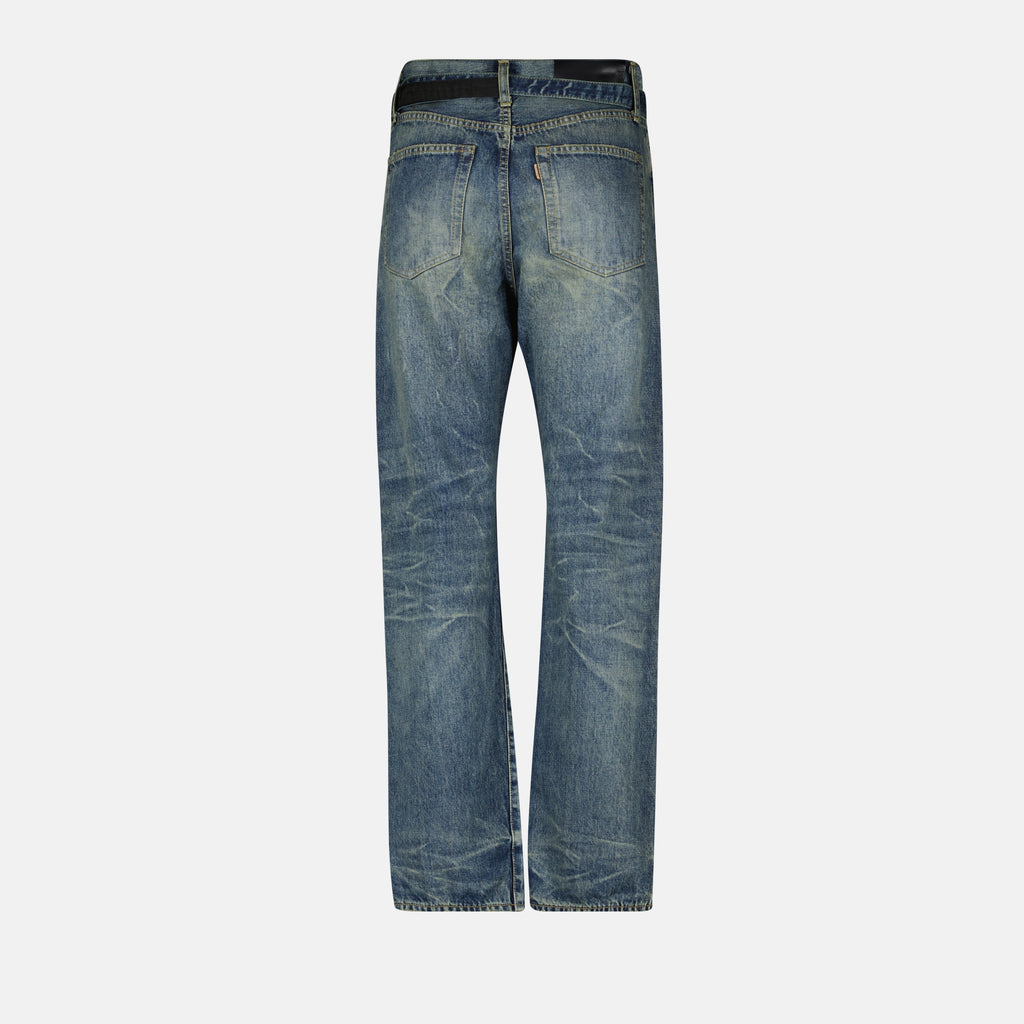Pantalons Jean droit Beyondexx Sacai Bleu Homme