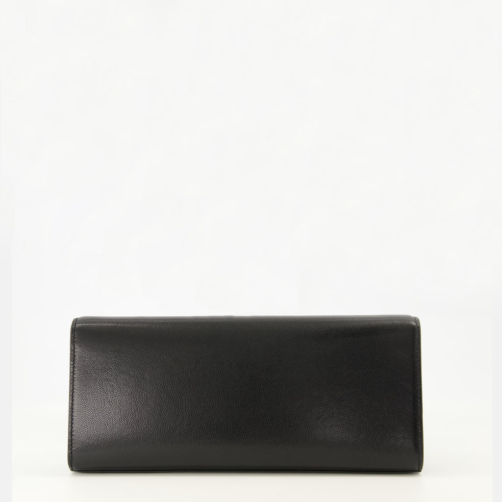 Image de l'article Pochette Kate Clutch noir de la marque Saint Laurent pour Femme - Saison Printemps-Été 2026 - Vue de Dos