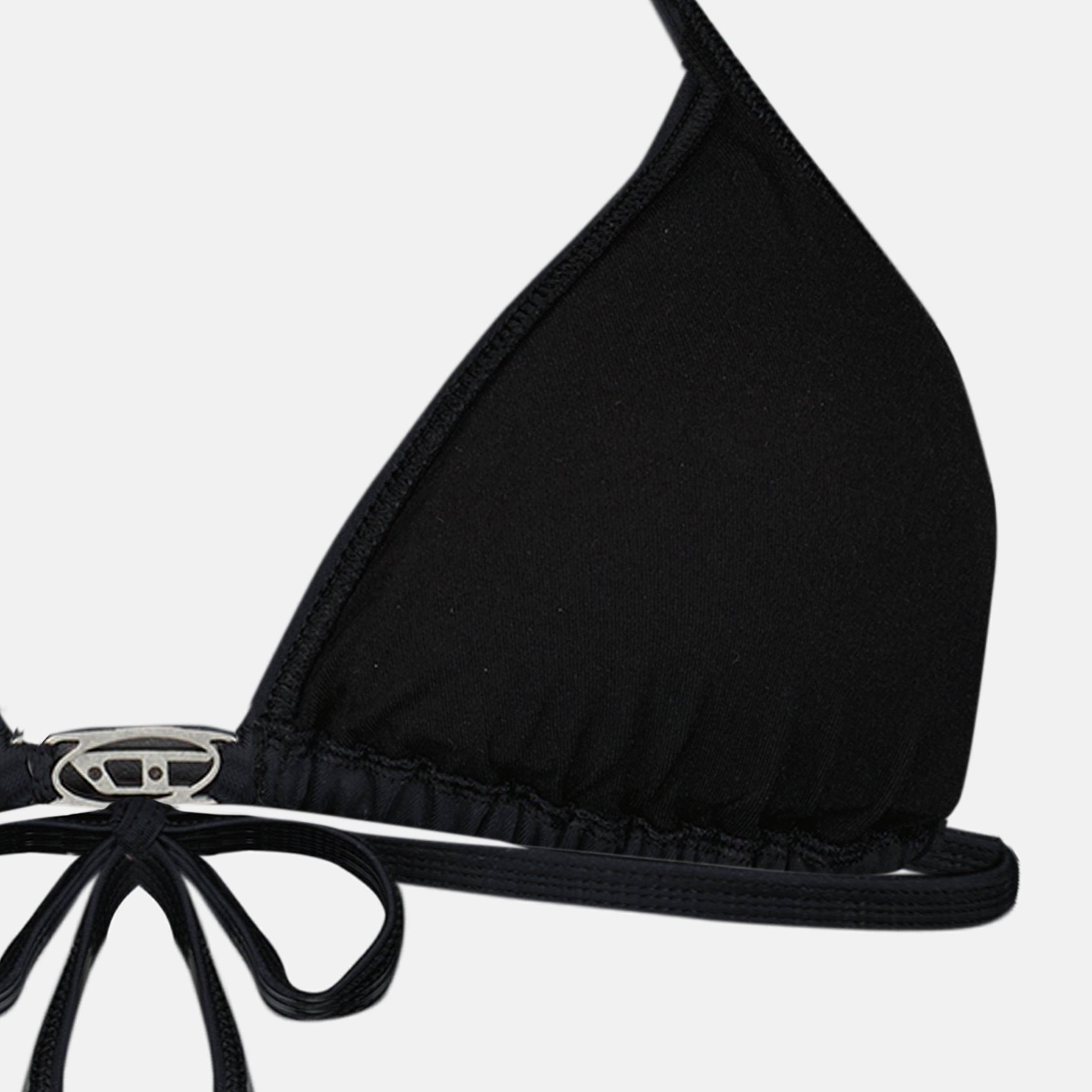 Image de l'article Haut de bikini Elettra en nylon noir de la marque Diesel pour Femme - Saison Printemps-Été 2026 - Vue détaillée_2