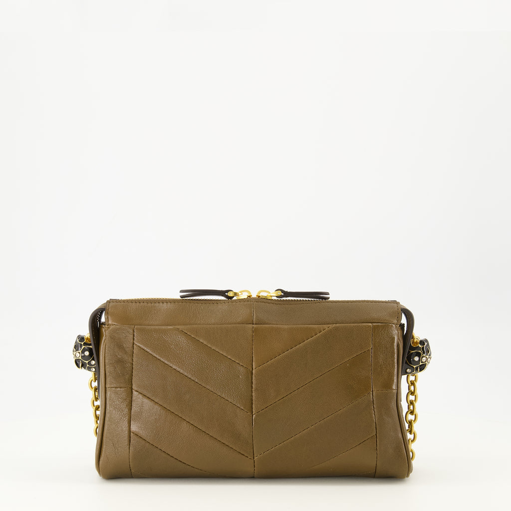 Sacs bandoulière Panthea Kleine Brown Leder Tasche Valentino Garavani Kaki Femme