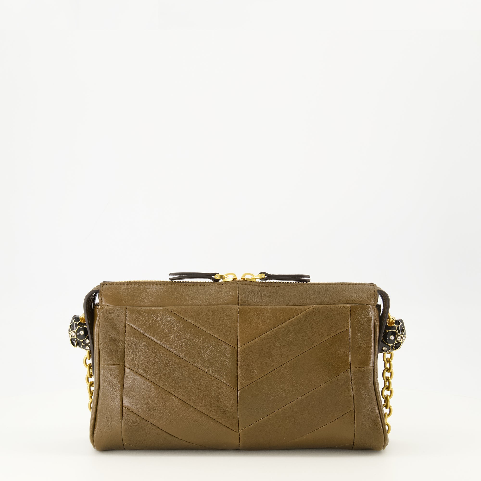 Sacs bandoulière Panthea Kleine Brown Leder Tasche Valentino Garavani Kaki Femme