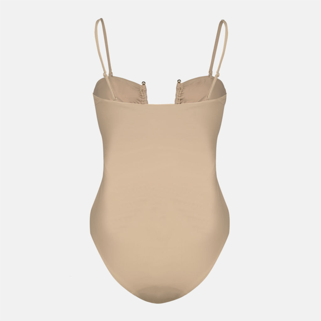 Image de l'article Maillot de bain une pièce Arced Ruched de la marque Christopher Esber pour Femme - Saison Printemps-Été 2026 - Vue de Dos