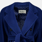 Manteaux Manteau Icon bleu marine en laine Max Mara Bleu foncé Femme