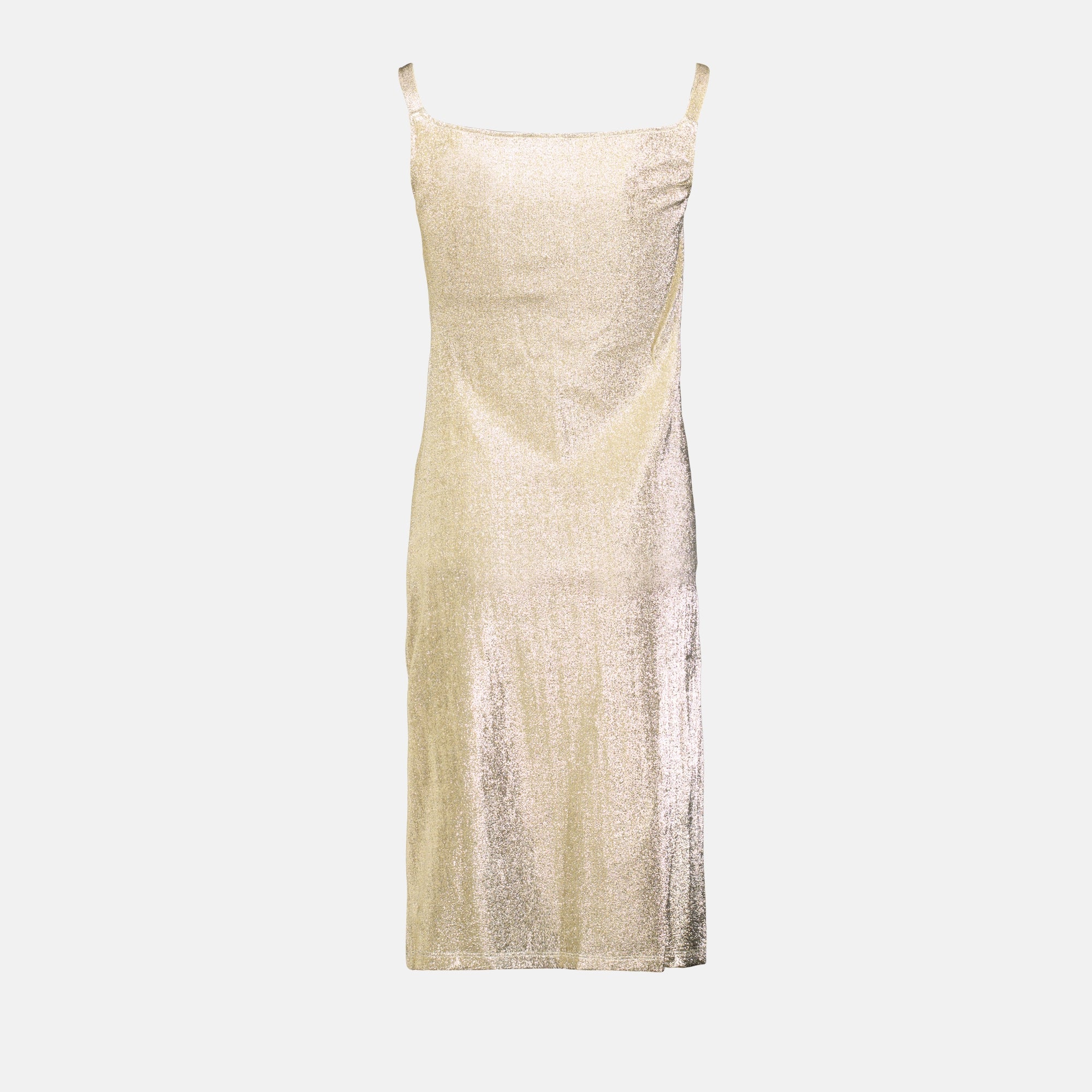 Kleider Drapiertes Lurex-Kleid Rabanne Gold Femme