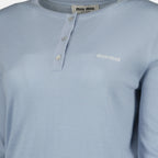 Imagem do Pullover Henley em cachemira da marca Miu Miu para Mulher - Temporada Primavera-Verão 2026 - Vista Detalhada_1