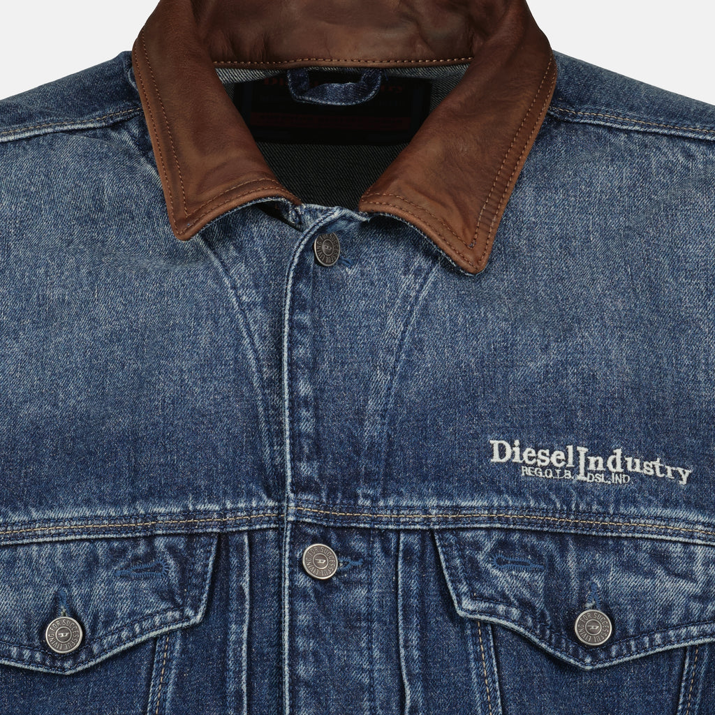 Image de l'article Veste en denim D-Denver de la marque Diesel pour Unisex - Saison Printemps-Été 2026 - Vue détaillée_2