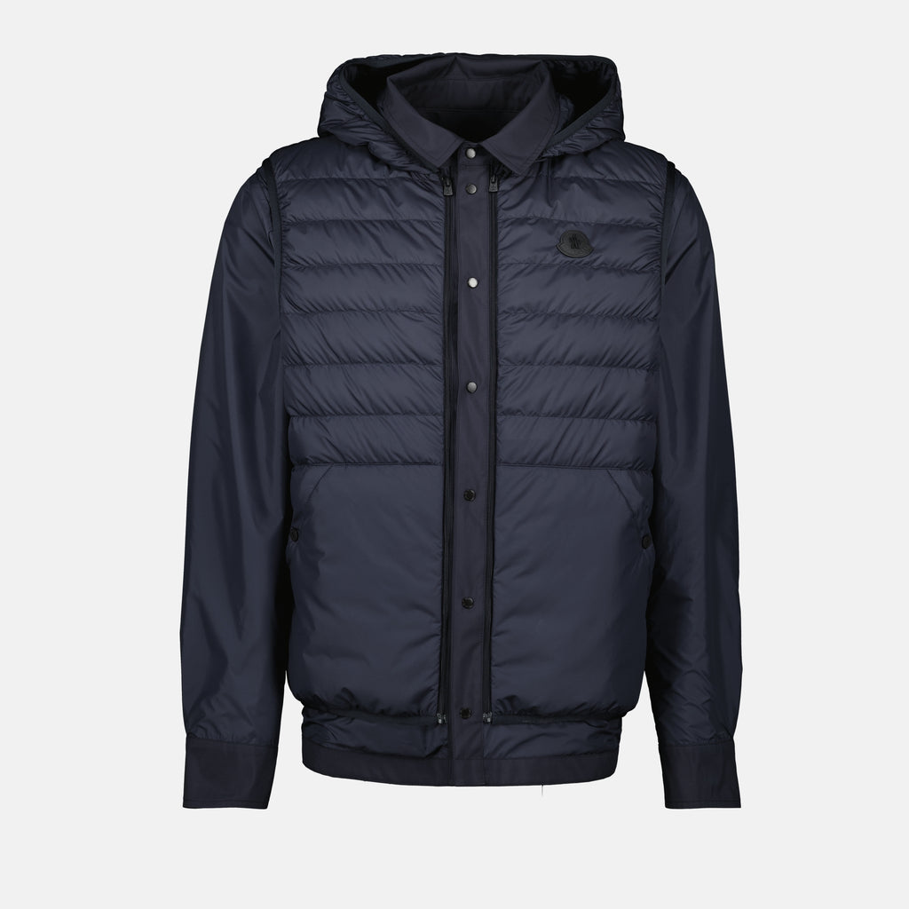 Jaquetas Corta-vento Multi-camadas Charve Moncler Azul escuro Homme