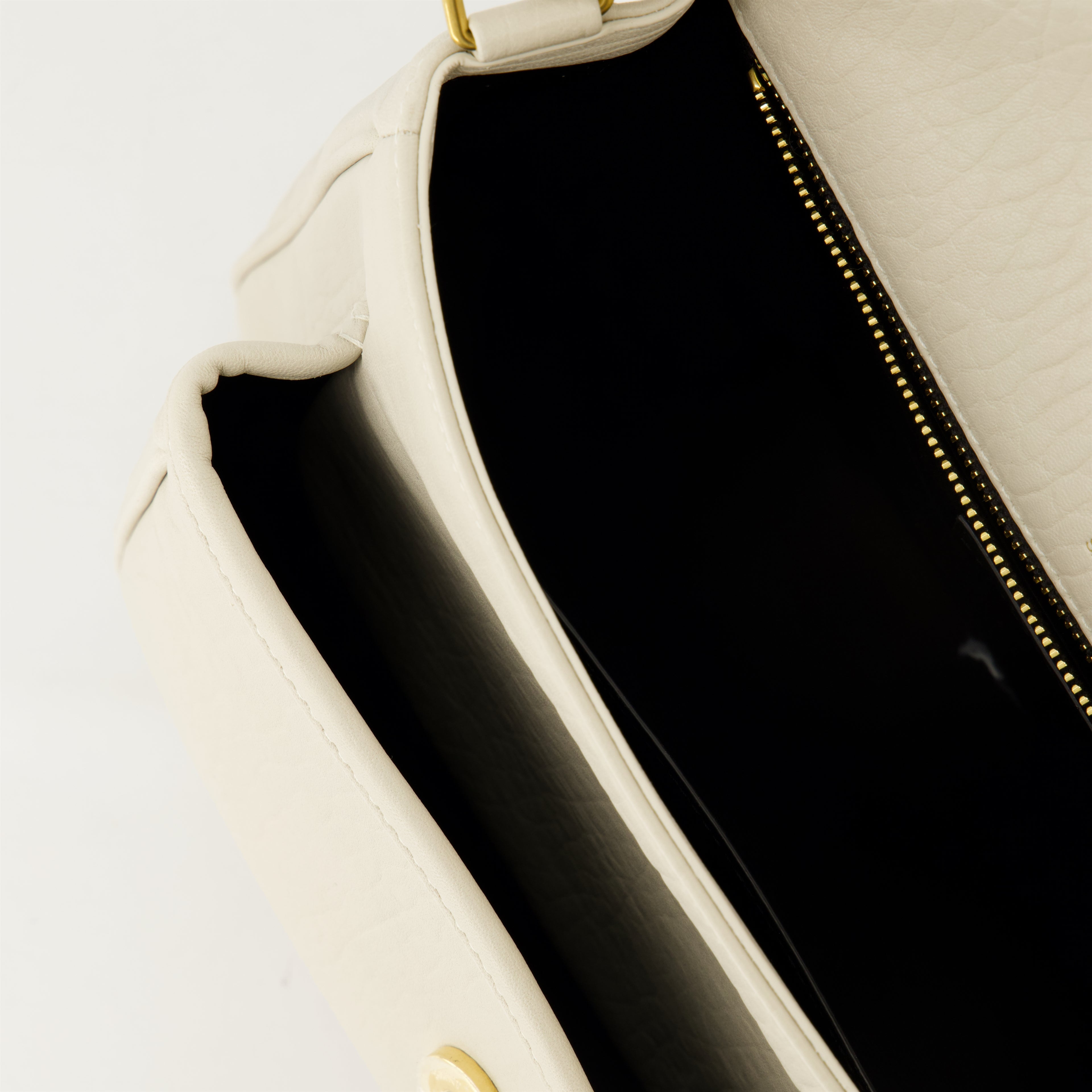 Handbags and shoulder bags Niki Leather Bag Saint Laurent White Femme