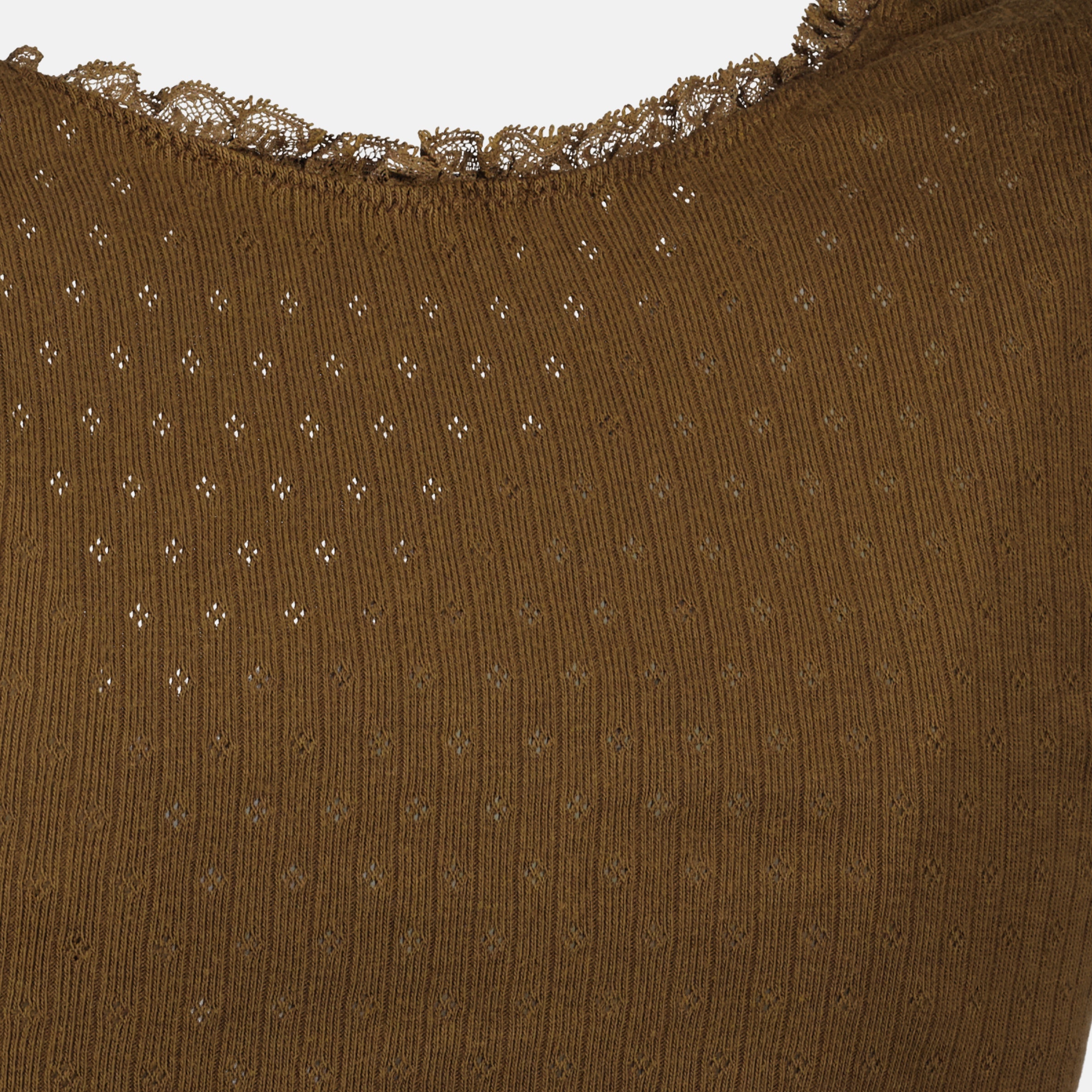 Tops Débardeur en jersey marron Miu Miu Marron Femme