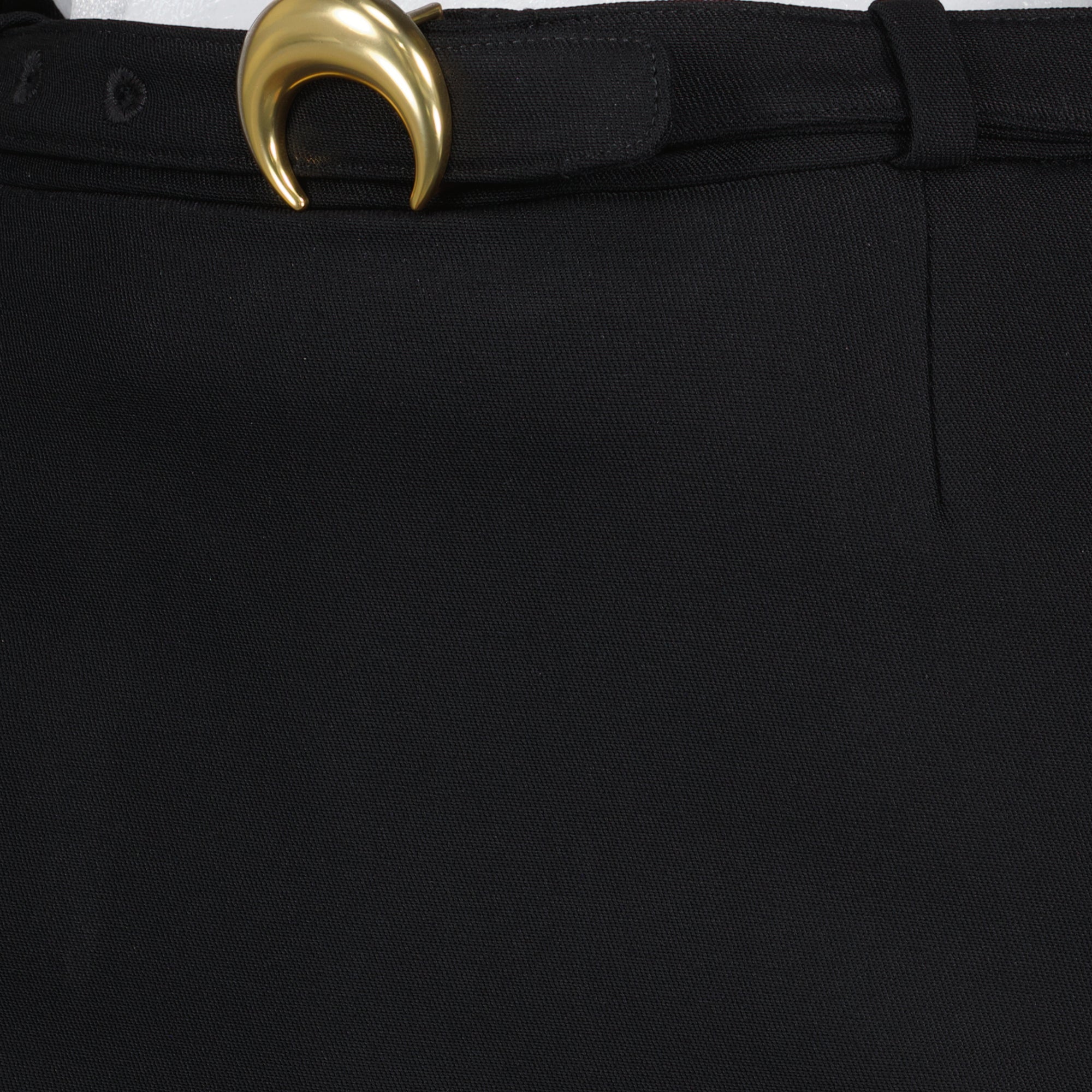 Shorts Gonna Mini Nera-Corta Marine Serre Noir Femme
