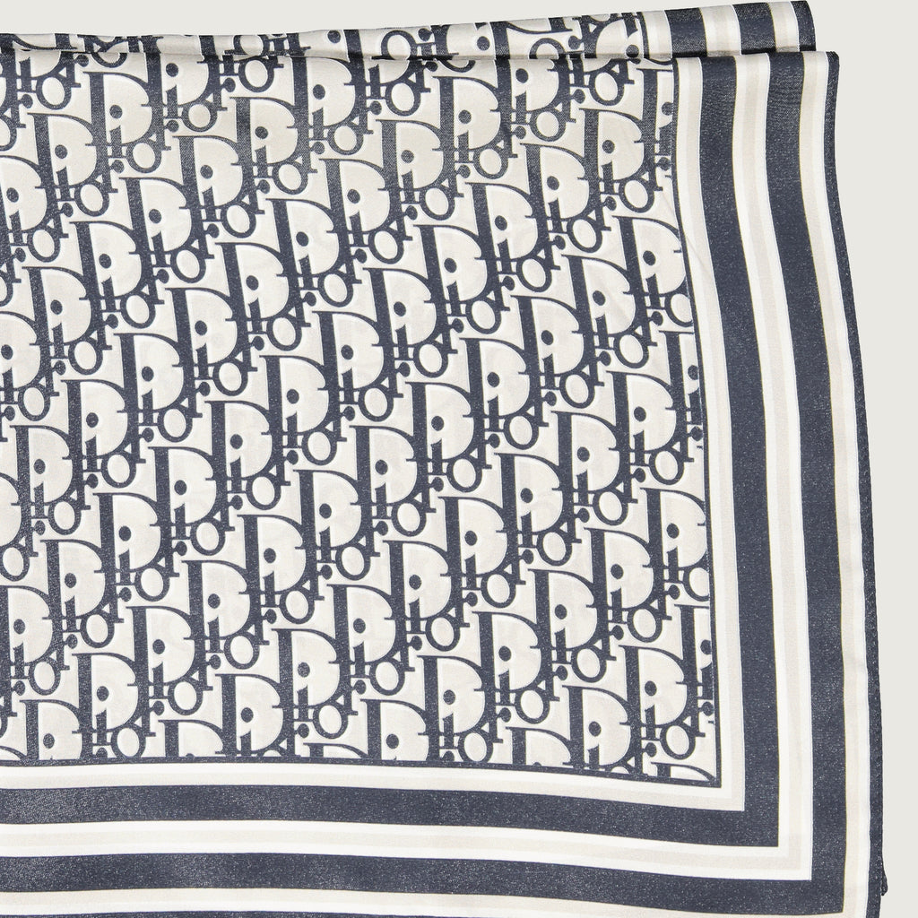 スカーフ・手袋 Carré de soie Oblique Dior 青 Homme