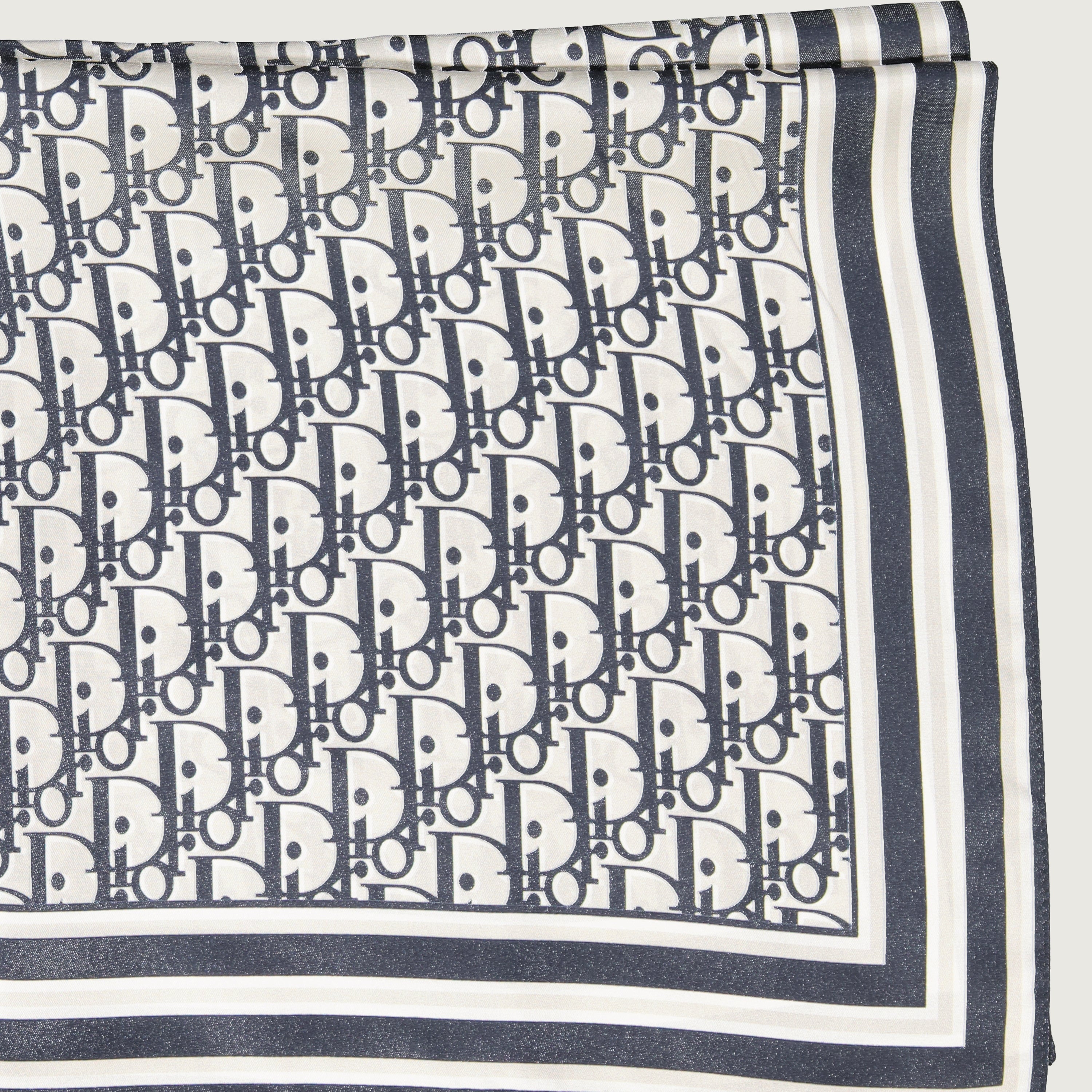 スカーフ・手袋 Carré de soie Oblique Dior 青 Homme