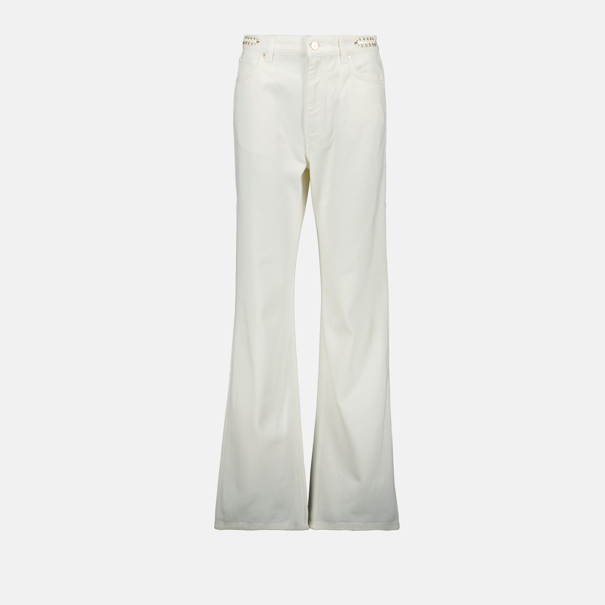 Pantaloni Jean Signature 1969 Rabanne Bianco Femme