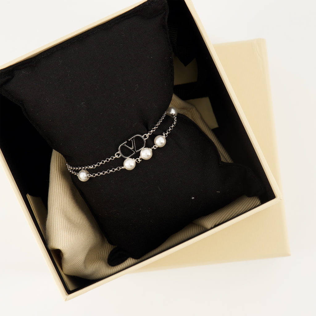 Bijoux Bracciale VLogo Valentino Garavani Argenté Femme