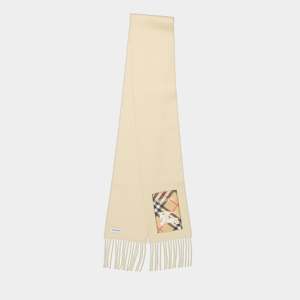 Scarves and gloves Écharpe en cachemire Cavalier Burberry Beige Unisex