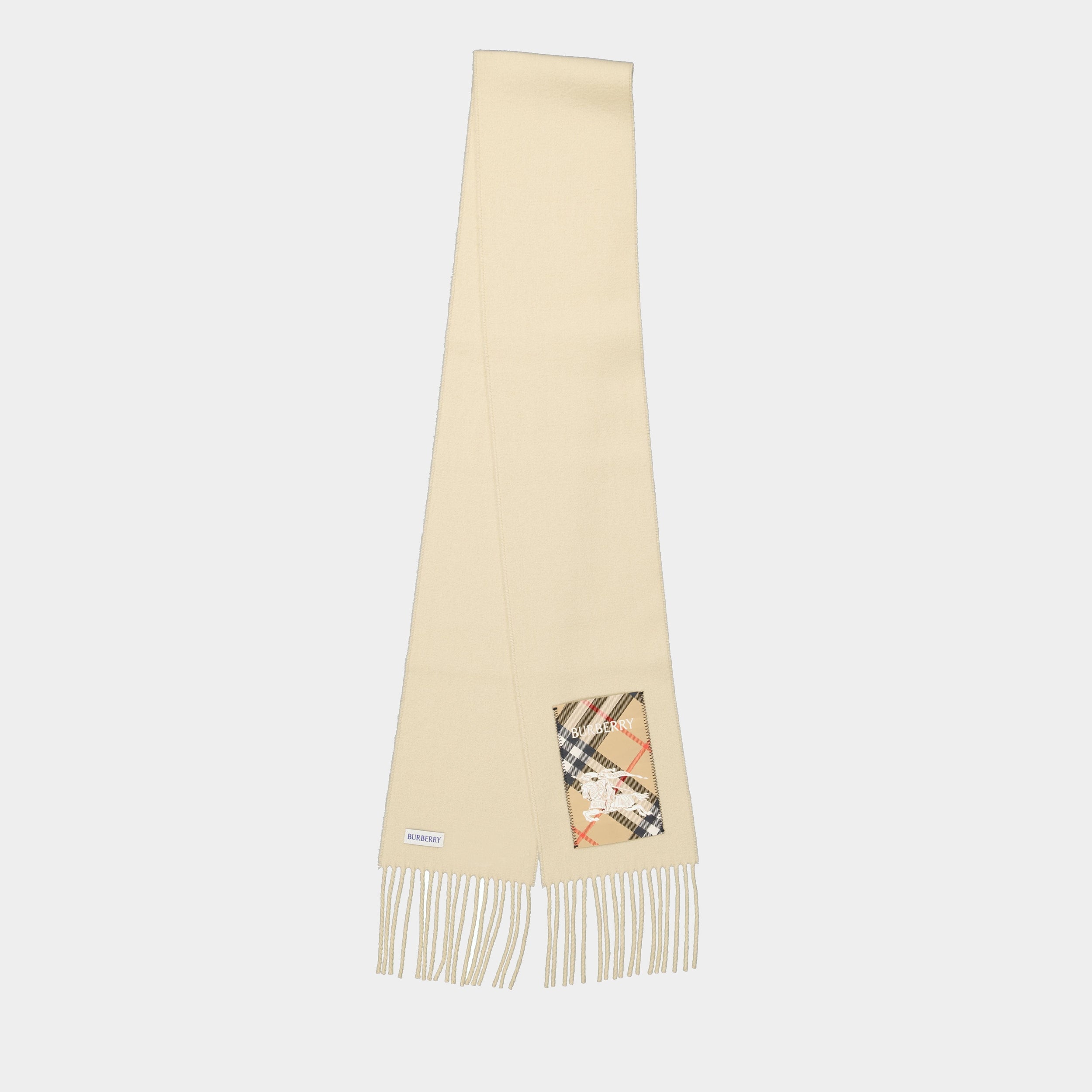 Scarves and gloves Écharpe en cachemire Cavalier Burberry Beige Unisex