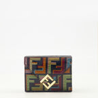 Image de l'article Portefeuilles FF Diamonds multicolore de la marque Fendi pour Femme - Saison Printemps-Été 2026 - Vue de Face