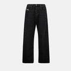 Pantalones Jean 2001 D-Macro noir Diesel Negro Homme