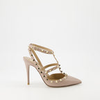 Escarpins Escarpins Rockstud Valentino Garavani Beige Femme
