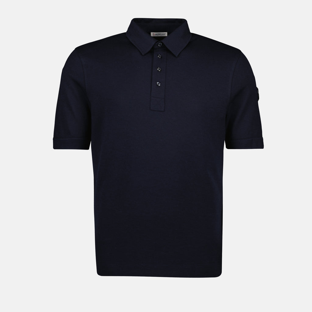 Polo shirts Logo Polo Moncler Dark blue Homme