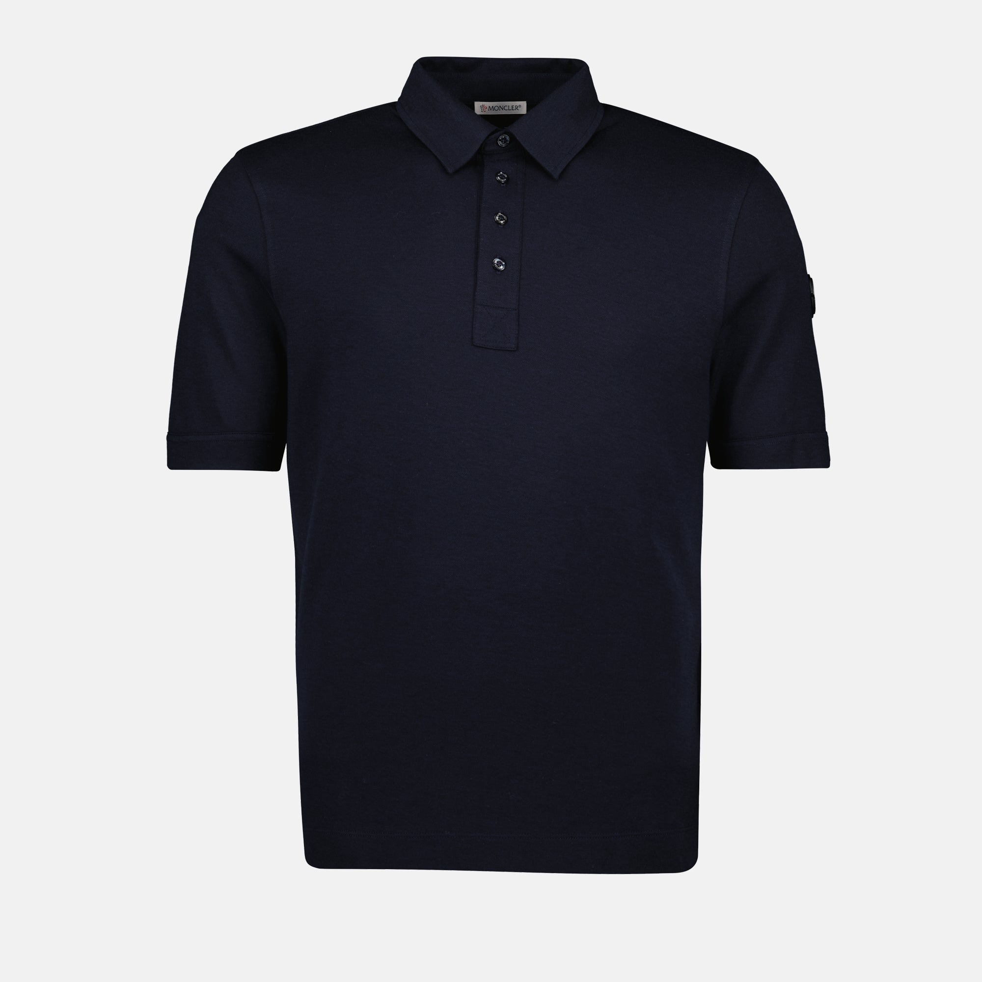 Polo shirts Logo Polo Moncler Dark blue Homme