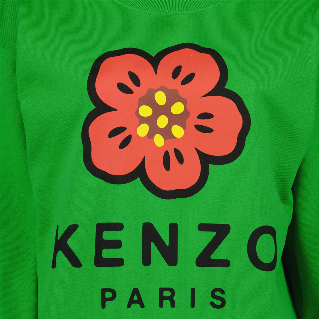 Sweatshirts FC62SW0114ME 57 grass green Kenzo Green Femme