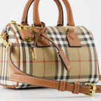 Sacs bandoulière Petit sac Bowling à carreaux Burberry Beige Femme