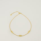 Imagen del collar O'Lock dorado de Fendi para mujer - Temporada Otoño-Invierno 2025 - Vista Frontal