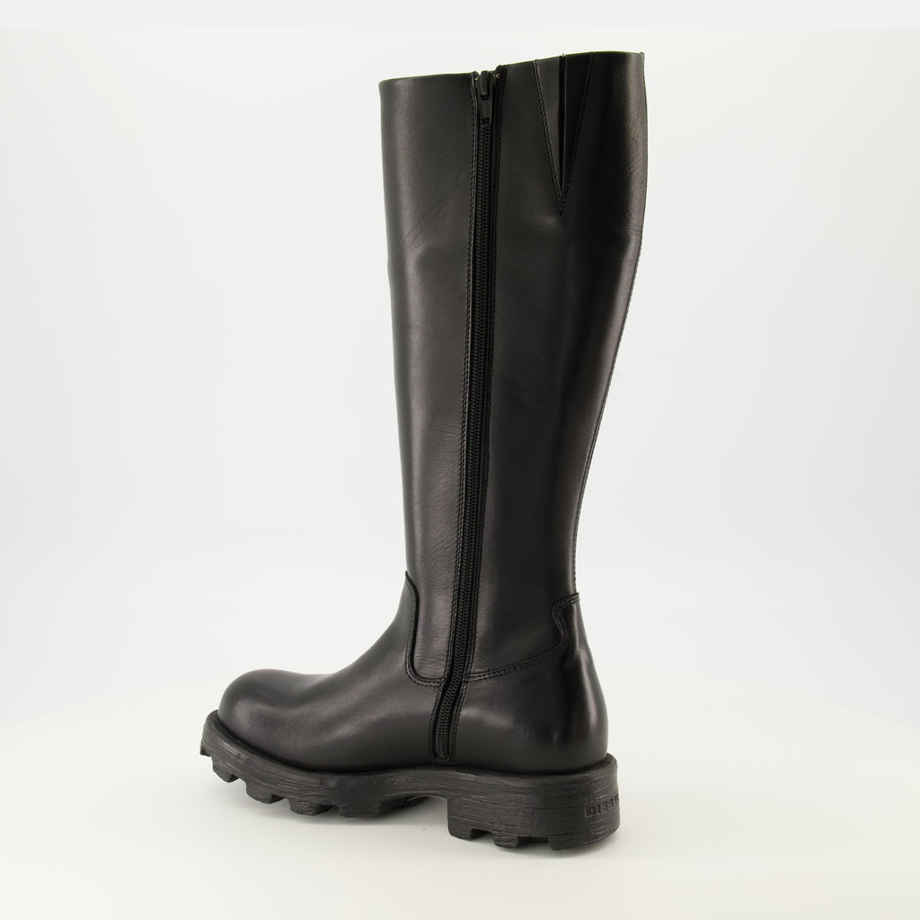 Image of the Diesel D-Hammer Boots for Women - Fall-Winter 2025 - Three-quarter back right view