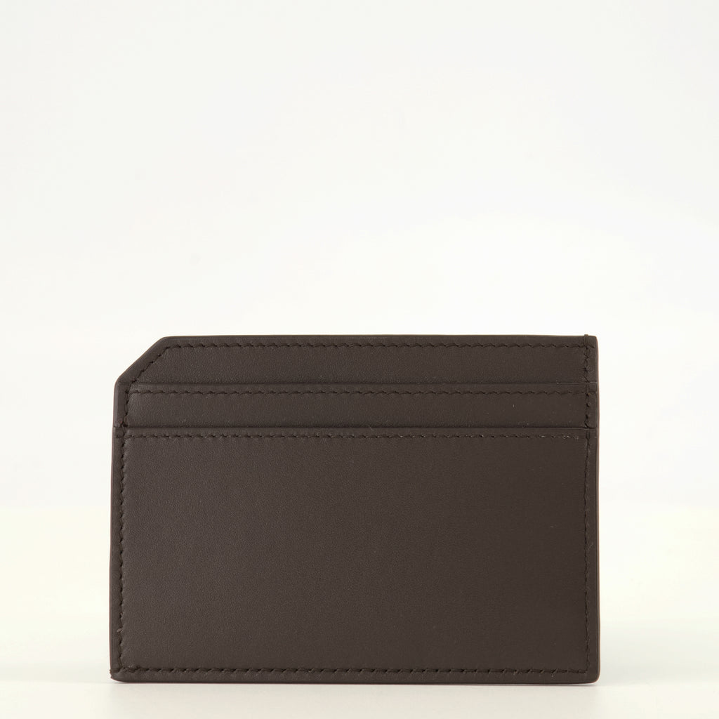 Petite maroquinerie Port-cartes Saint Laurent Paris en cuir marron Saint Laurent Marron Homme