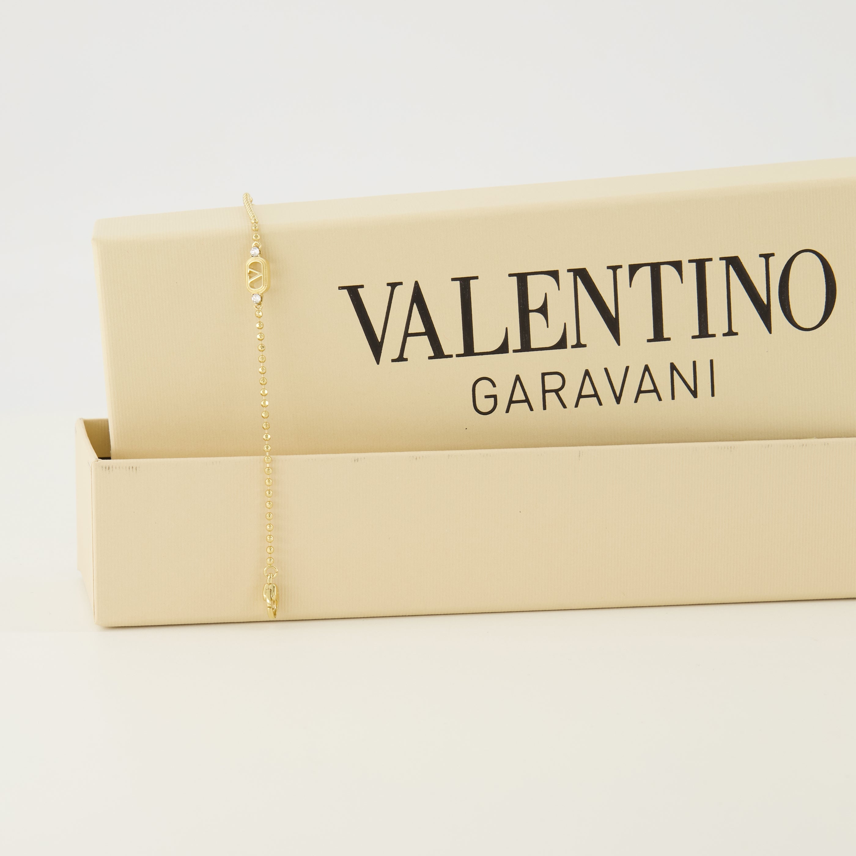 Bijoux Bracelet Ovalette en métal et cristaux Swarovski® doré Valentino Garavani Doré Femme
