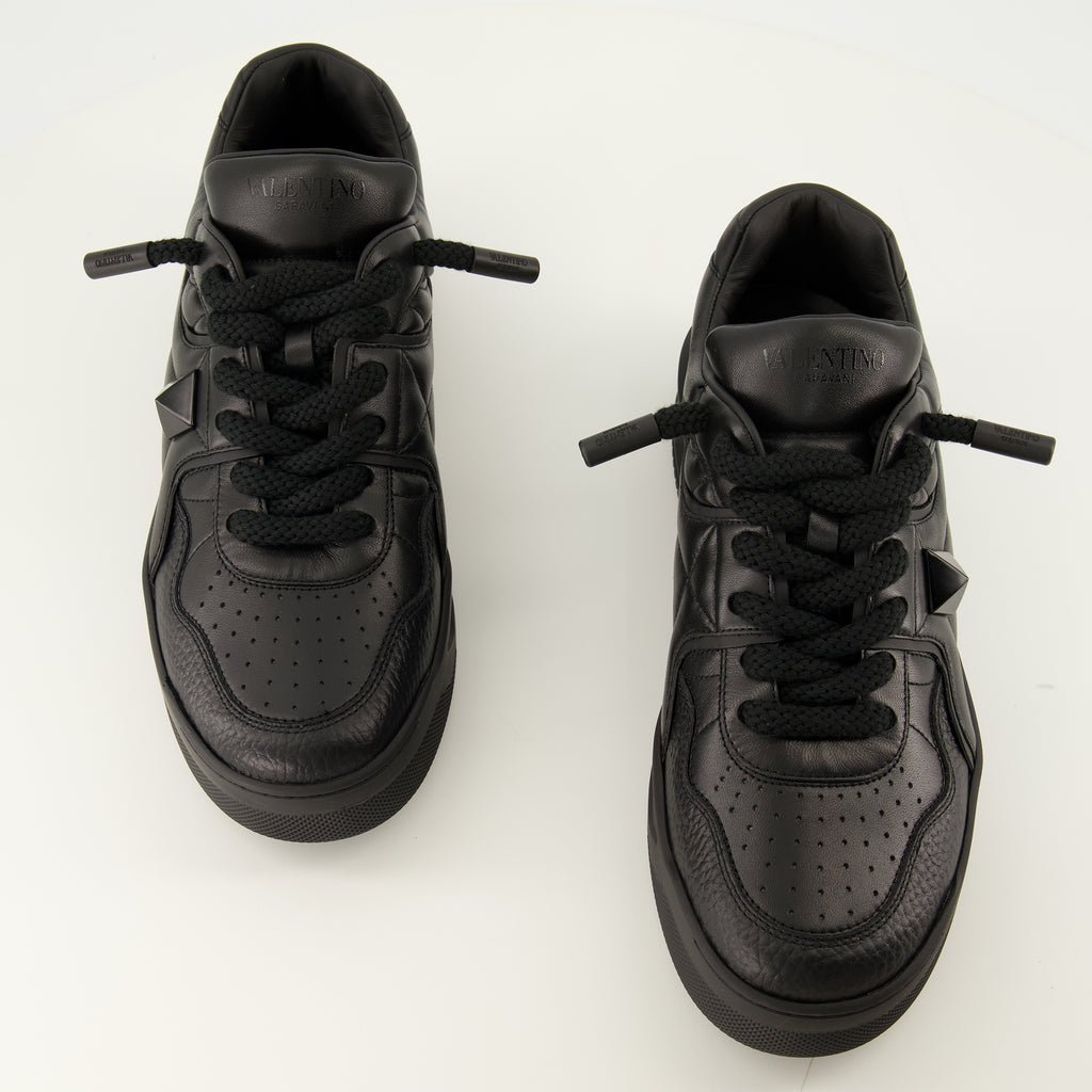 Baskets One Stud XL Schwarze Sneakers Valentino Garavani Noir Homme