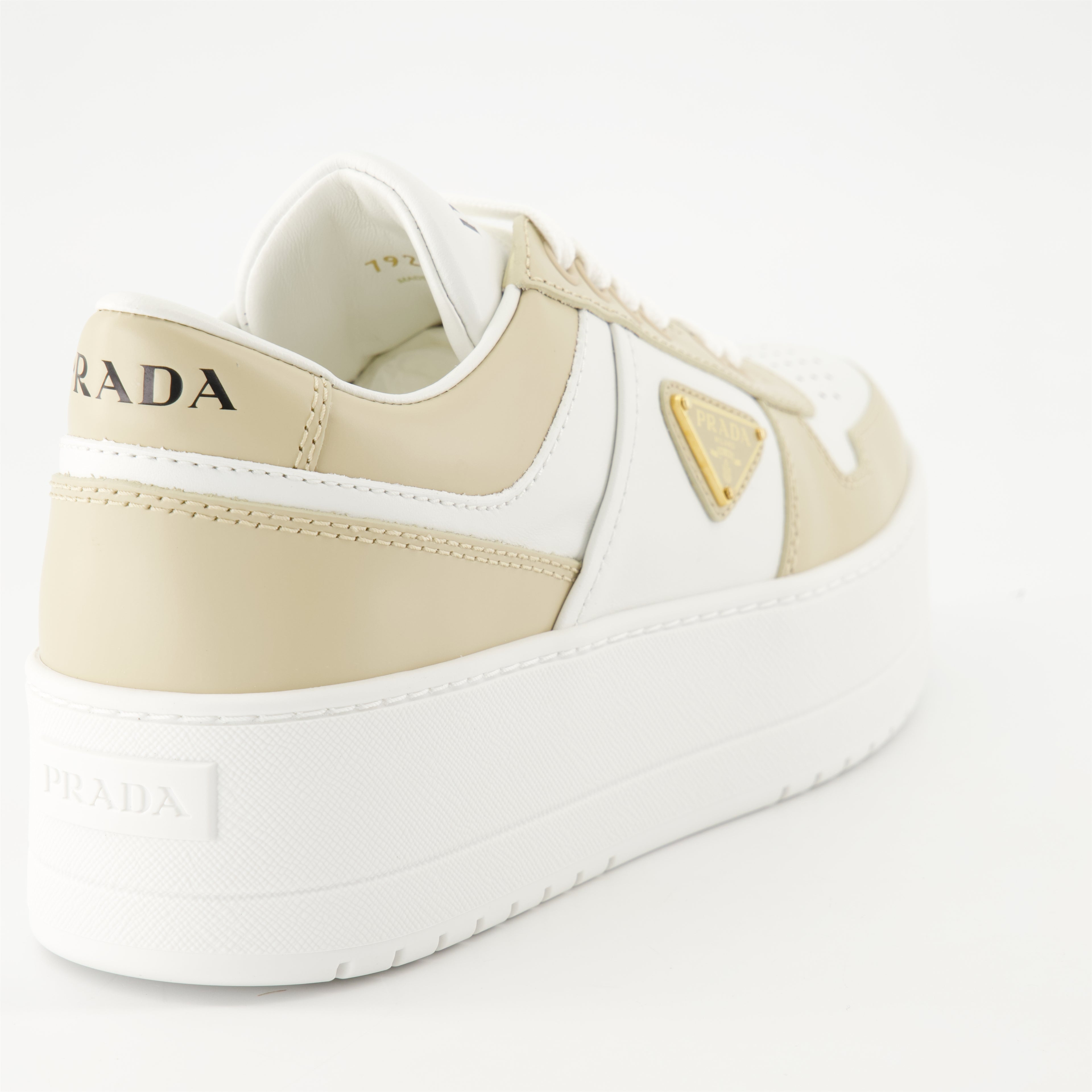 Sneakers Downtown Platform Sneakers Prada Beige Femme