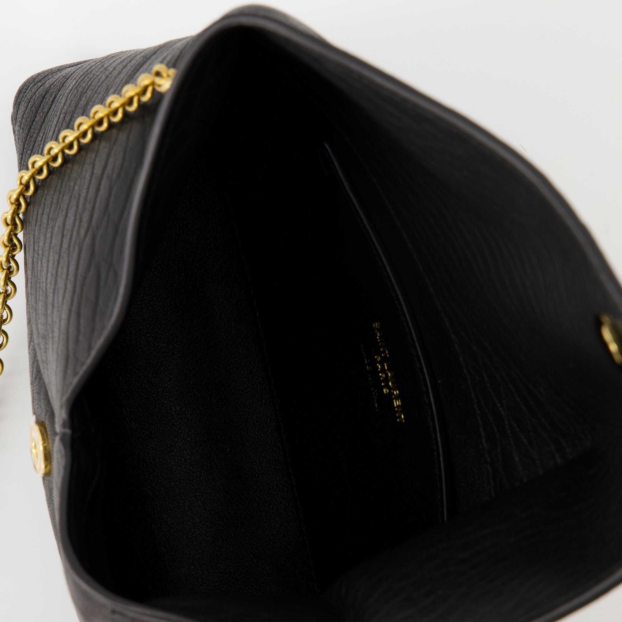 Sacs bandoulière Bolsa de Cadeia Cassandre Saint Laurent Noir Femme