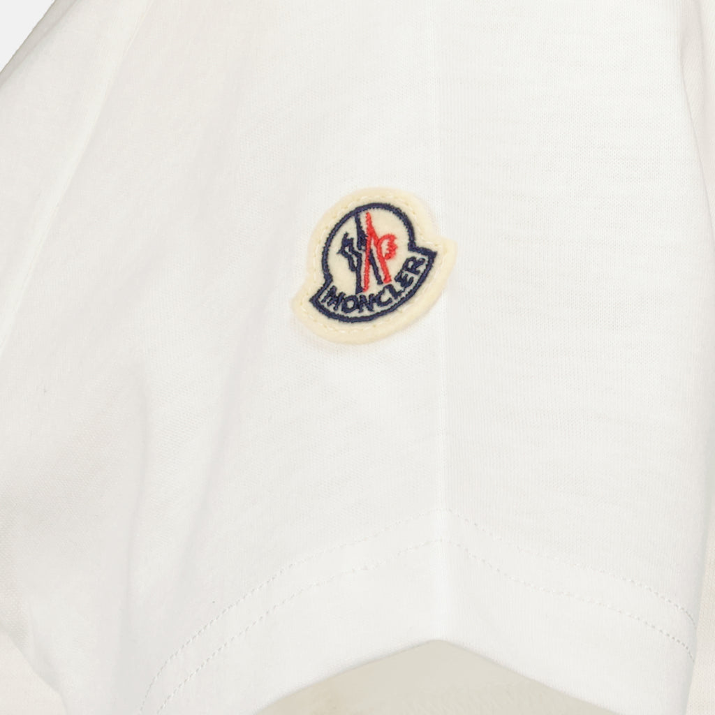 T-shirts T-shirt à logo Moncler Blanc Femme