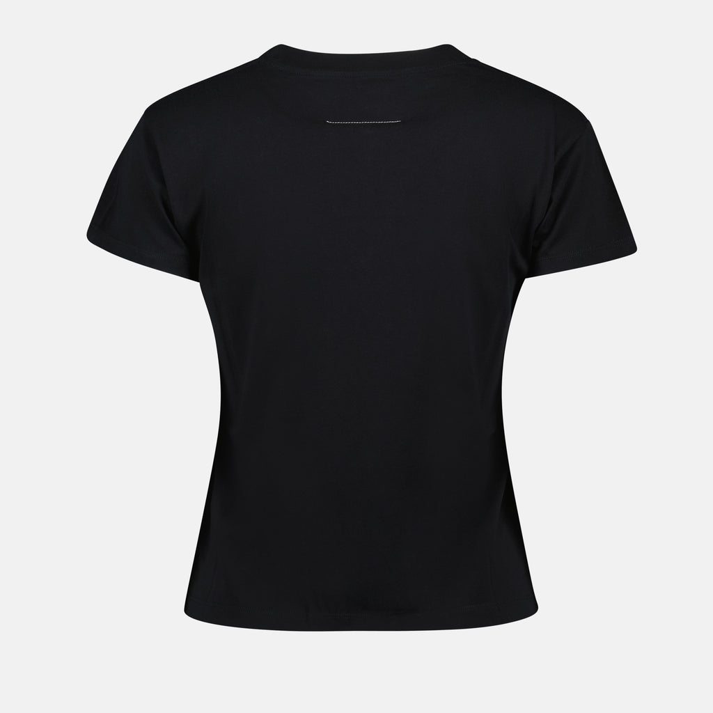 T-shirts T-shirt Numeric noir Mm6 Black Femme