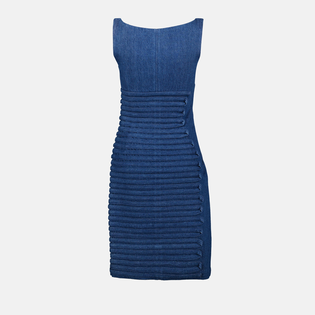 Robes Robe en jean Versace Bleu Femme